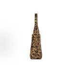 SAINT LAURENT LE5A7 Adjustable shoulder strap leopard print hand-held shoulder bag for women in beige and black